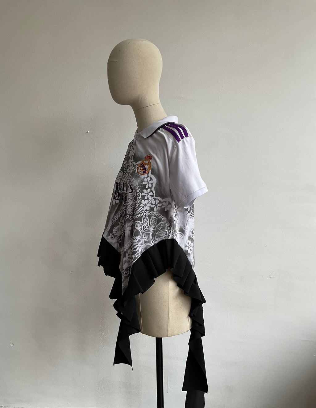 002/2026 / 404: Royal Ghost — Upcycled Football Top