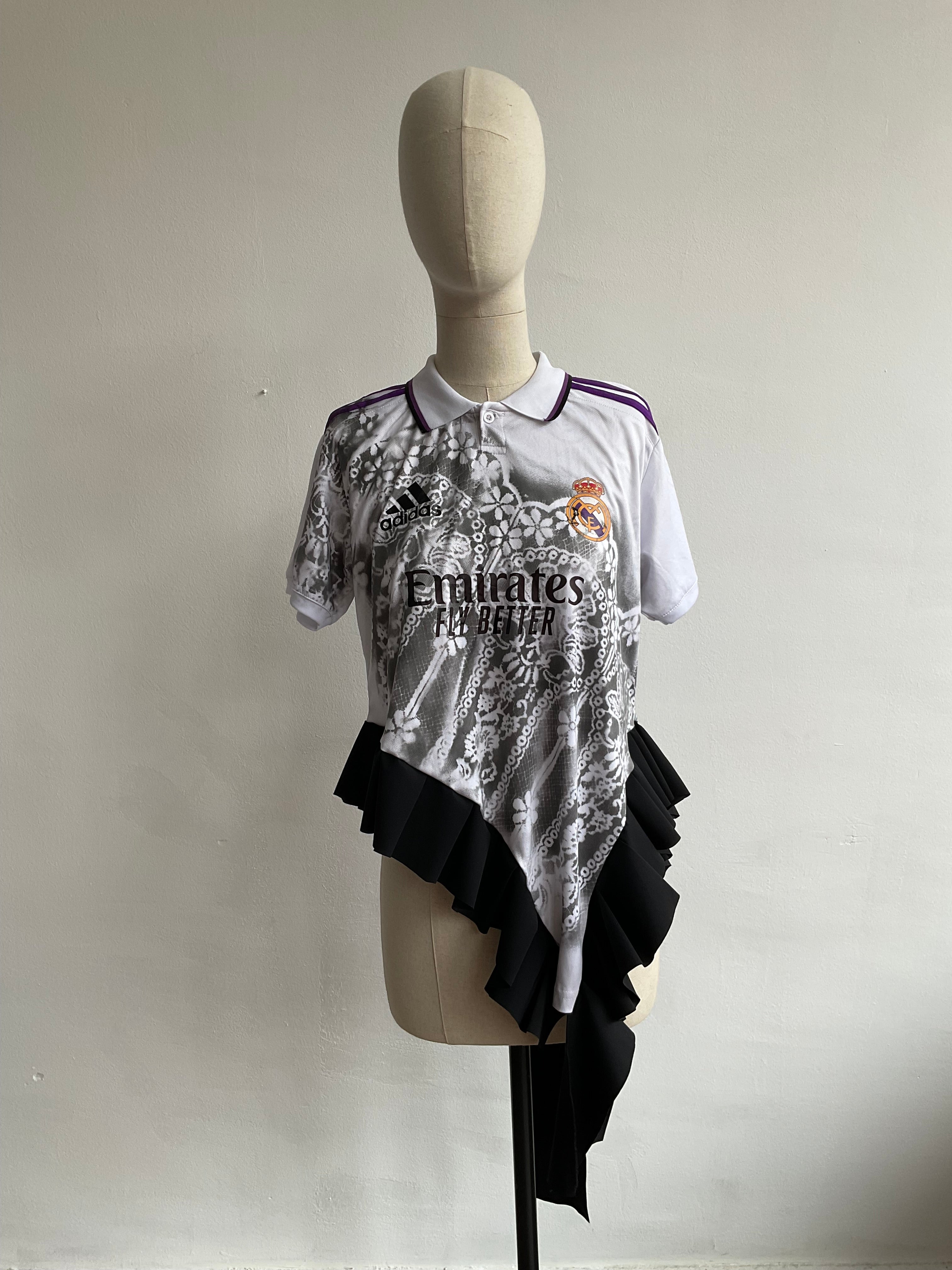 002/2026 / 404: Royal Ghost — Upcycled Football Top