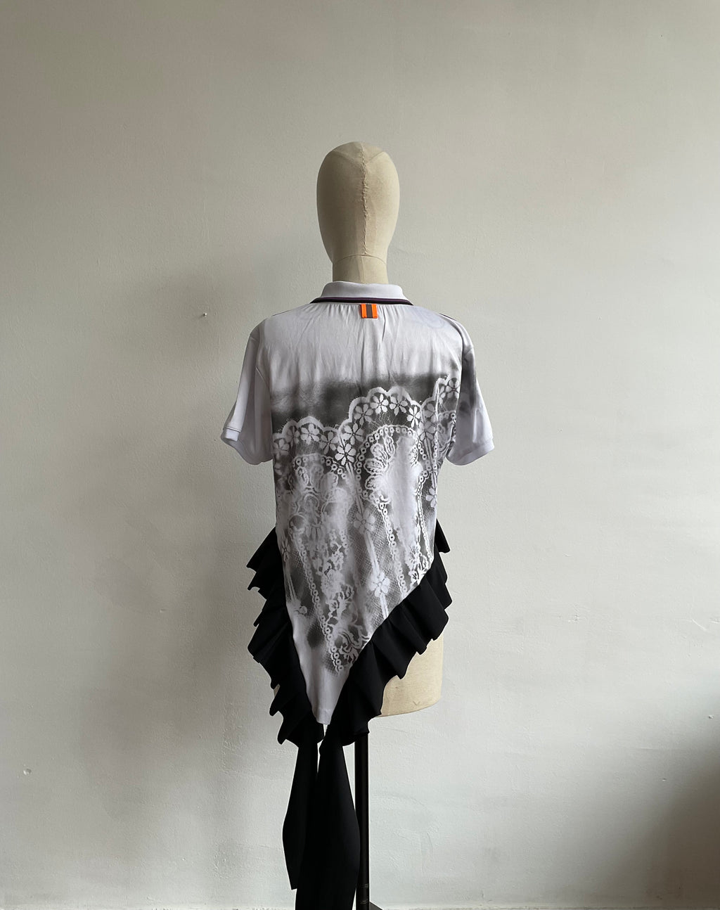 002/2026 / 404: Royal Ghost — Upcycled Football Top