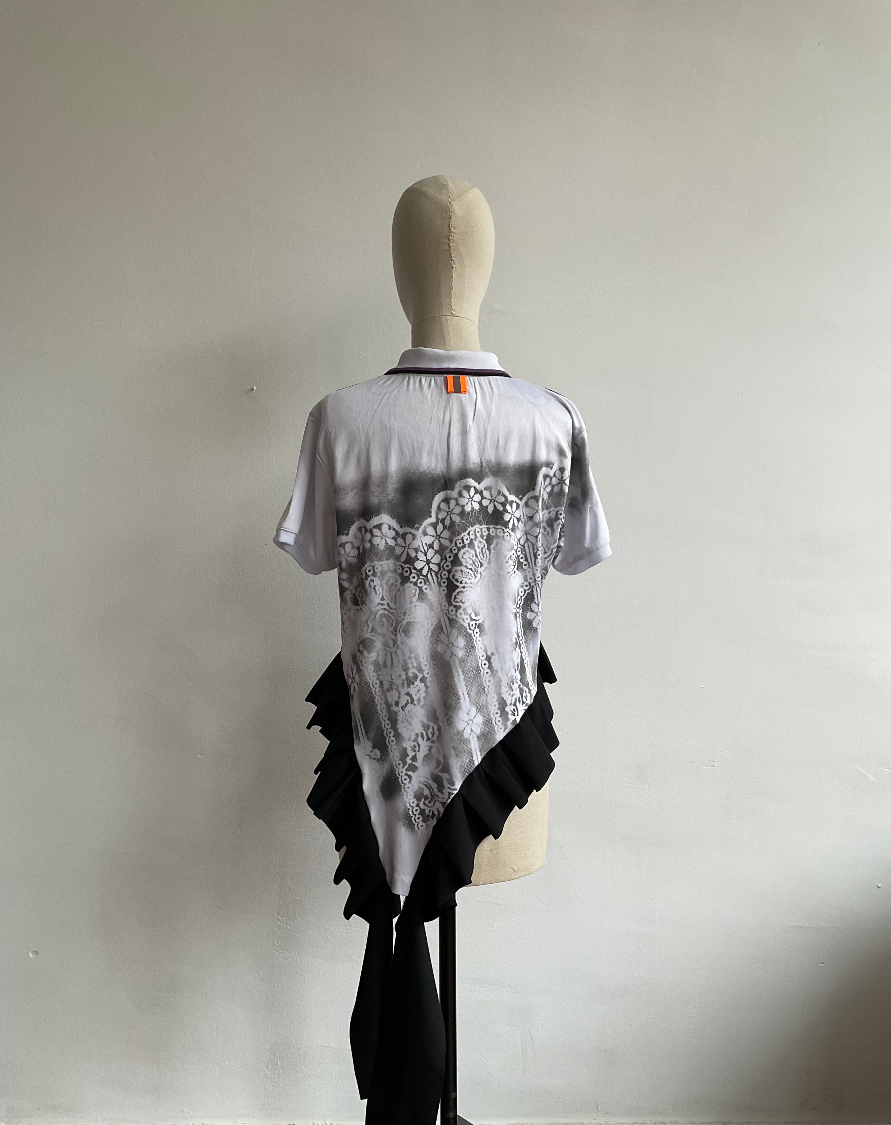 002/2026 / 404: Royal Ghost — Upcycled Football Top