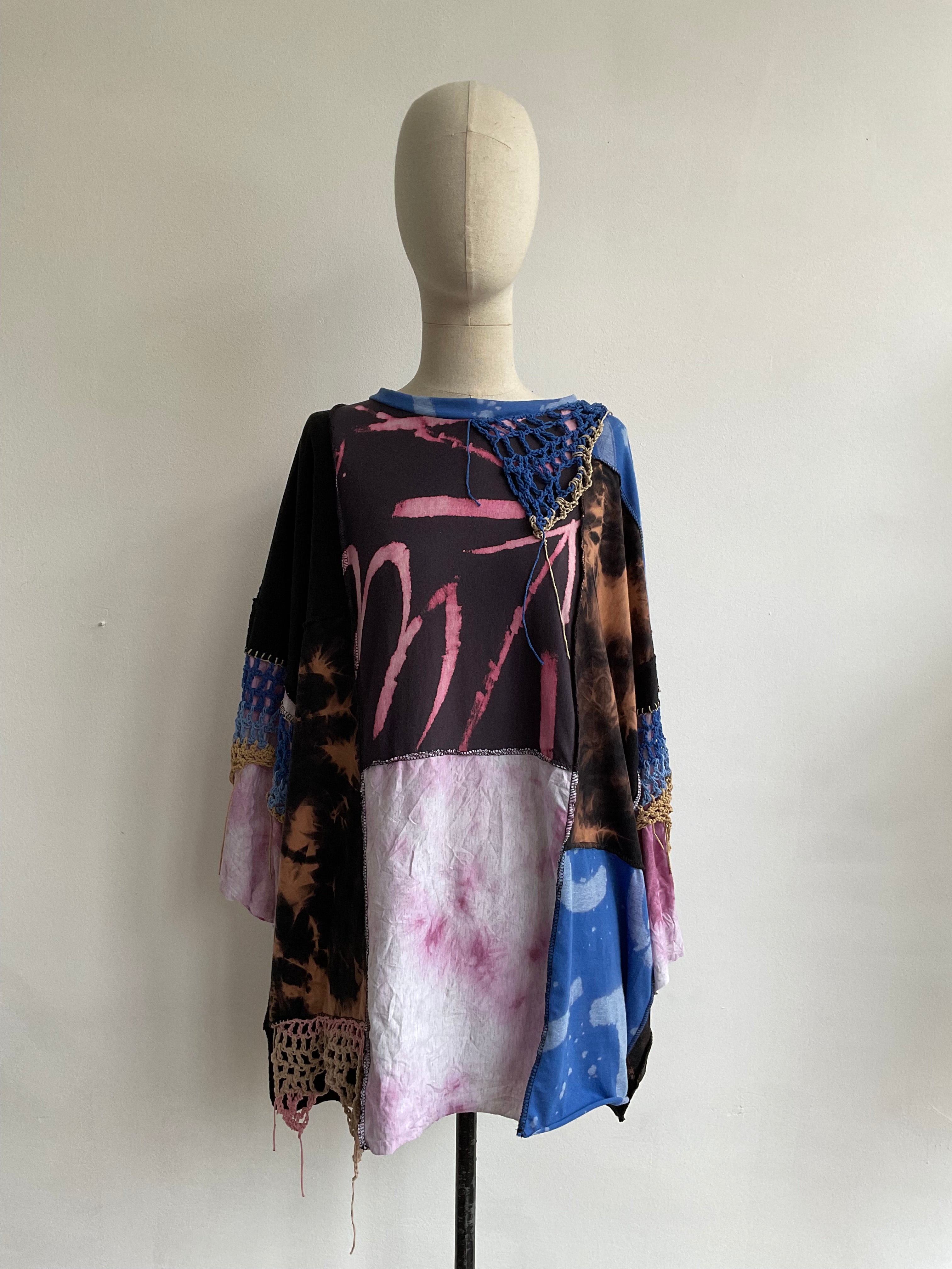 404 Patchwork Crochet Tee 3/4 — Pedro Son x Chispa