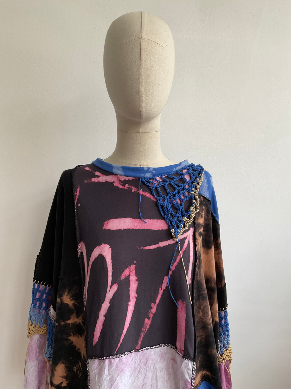 404 Patchwork Crochet Tee 3/4 — Pedro Son x Chispa