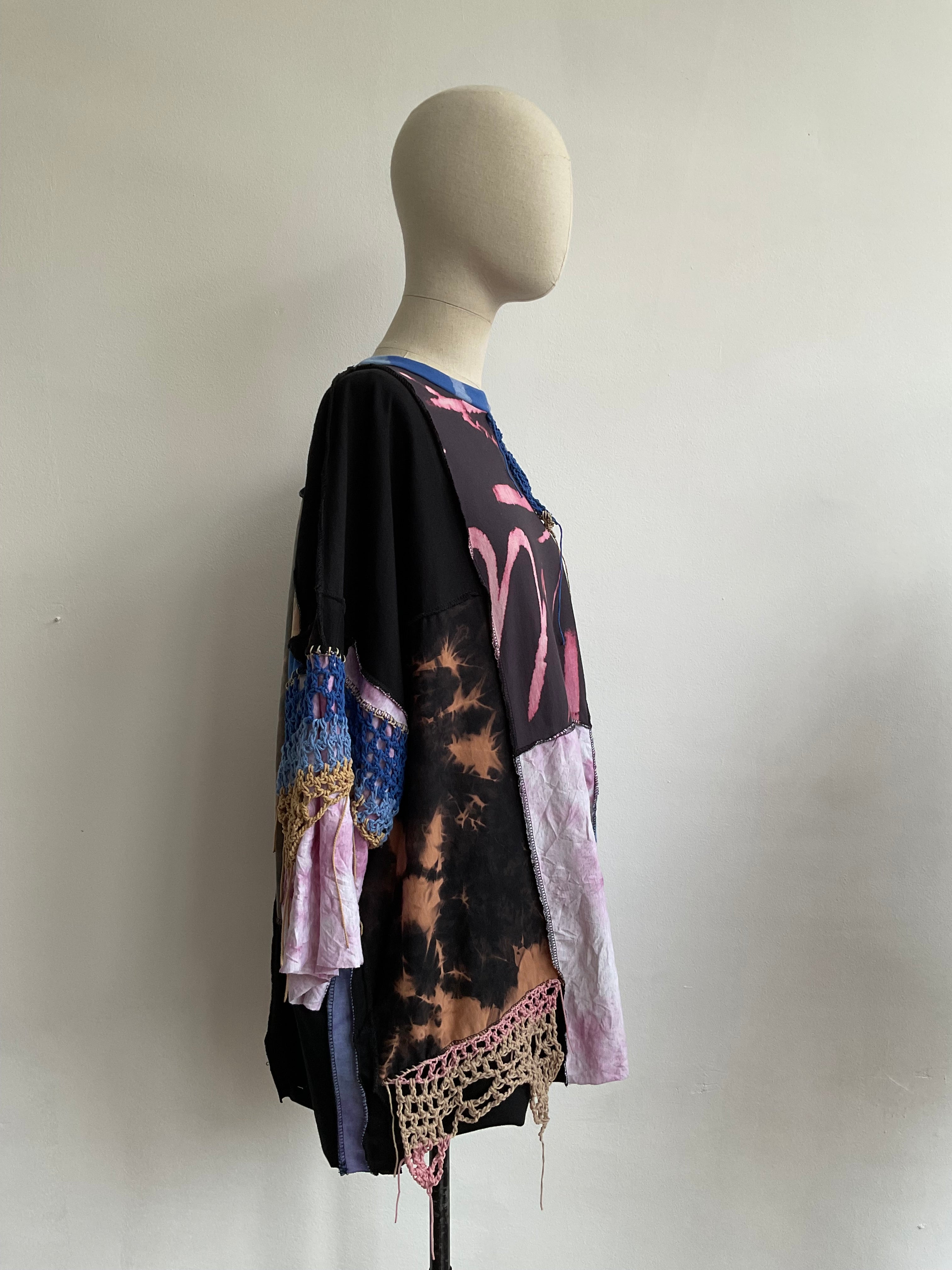 404 Patchwork Crochet Tee 3/4 — Pedro Son x Chispa