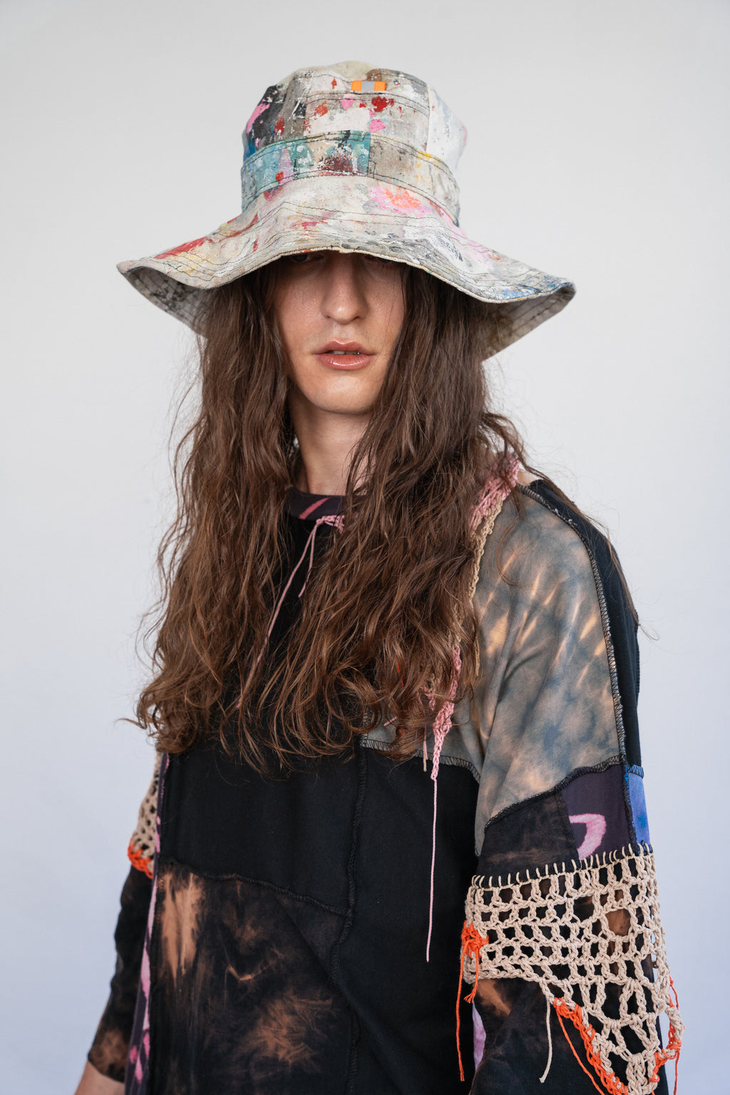 404 Patchwork Crochet Tee 1/4 — Pedro Son x Chispa
