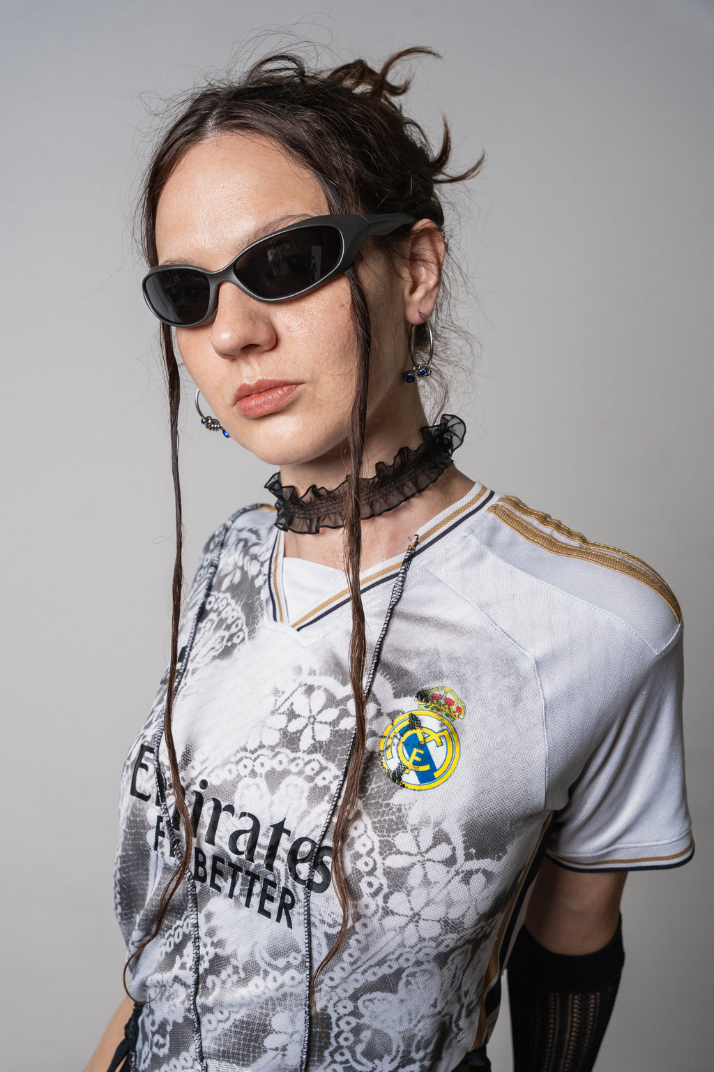 011/2026/ 404: Glitched Royalty — Reconstructed Sports Dress