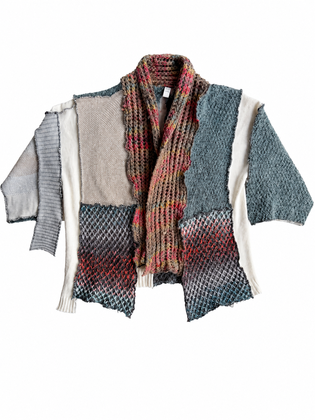 404 Patchwork Knit Kimono