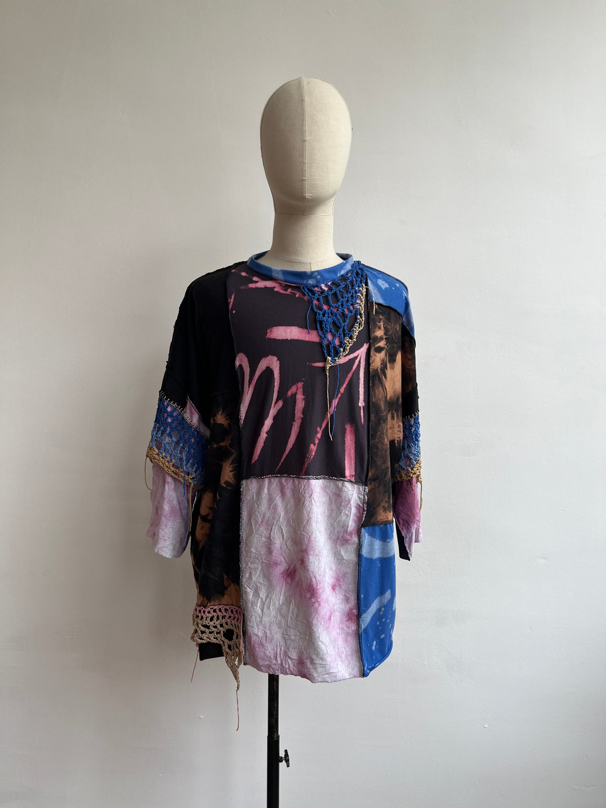 404 Patchwork Crochet Tee 3/4 — Pedro Son x Chispa