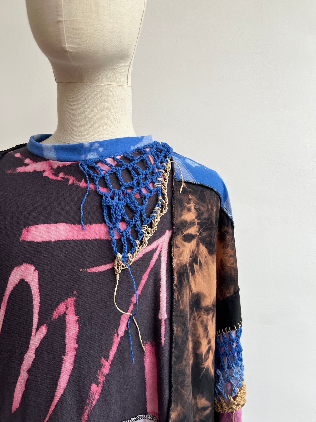 404 Patchwork Crochet Tee 3/4 — Pedro Son x Chispa