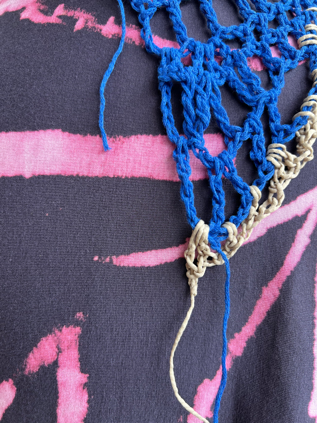 404 Patchwork Crochet Tee 3/4 — Pedro Son x Chispa